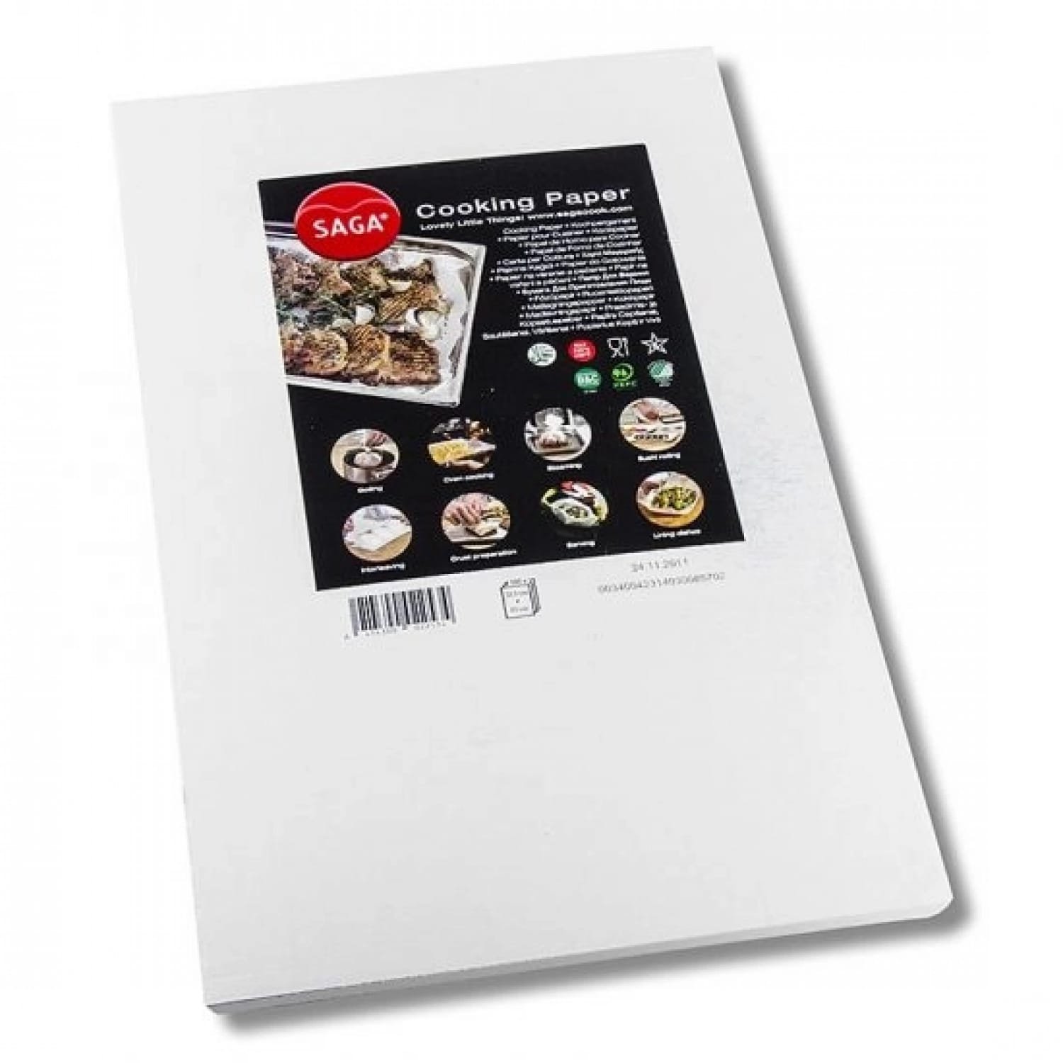 papier de cuisson SAGA sulfurisé professionnel
