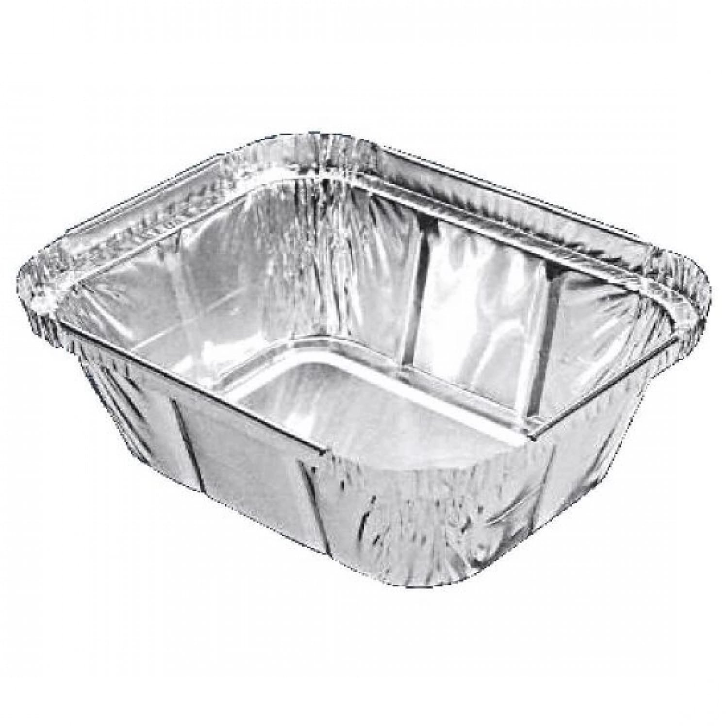 Barquette aluminium carrée 440ml