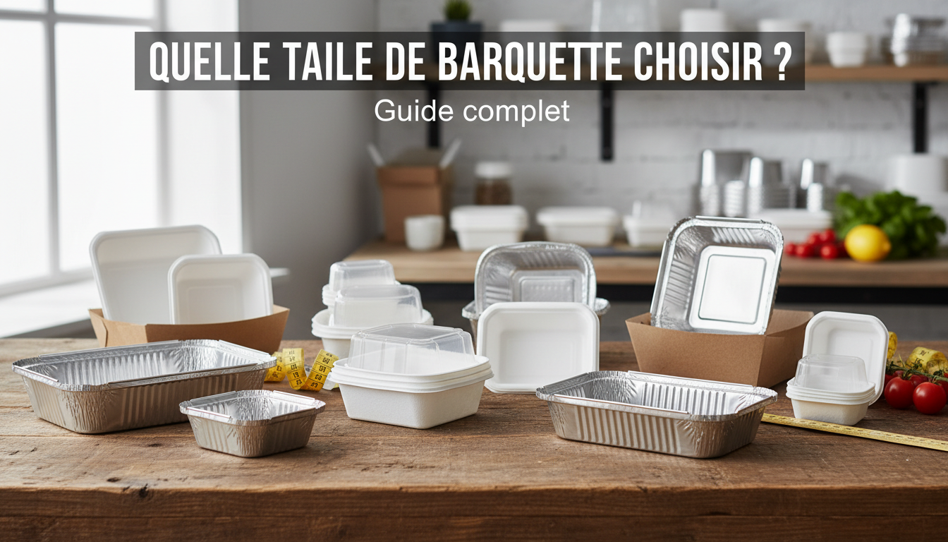 Barquette aluminium/Polyster/Carton/Plastique